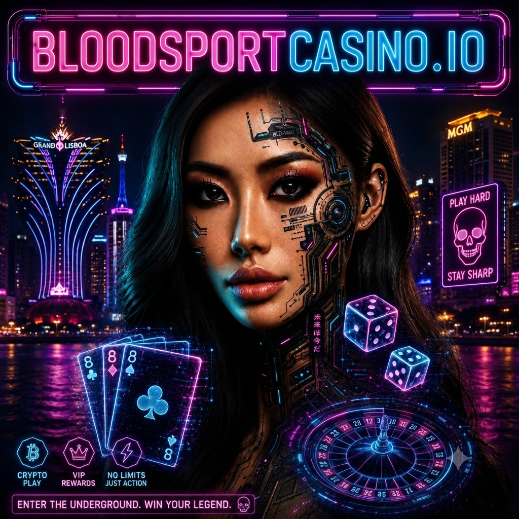 Cyberpunk Social Casino.